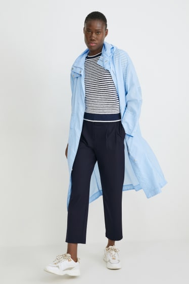 Femei - Pantaloni de stofă - slim fit - albastru închis