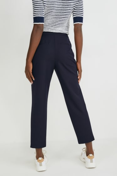 Femei - Pantaloni de stofă - slim fit - albastru închis