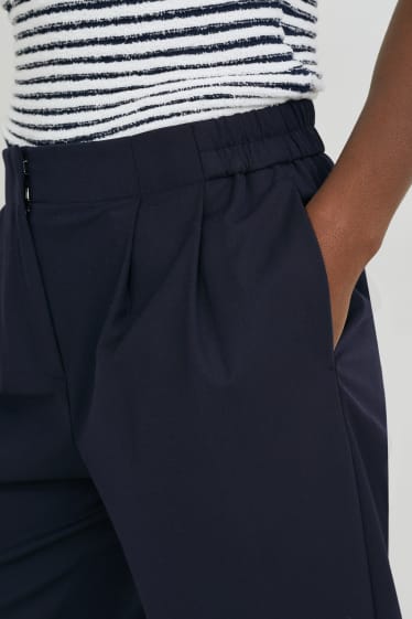 Femei - Pantaloni de stofă - slim fit - albastru închis