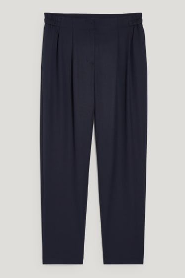 Femei - Pantaloni de stofă - slim fit - albastru închis