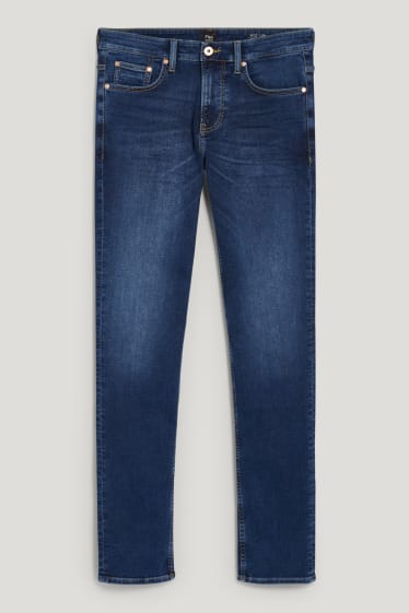 Pánské - Slim jeans - Flex jog denim - LYCRA® - džíny - tmavomodré