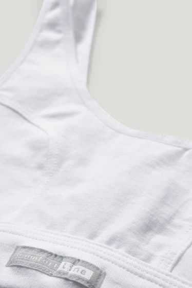 Damen - Bustier - weiss