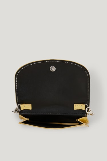Women - Purse - faux leather - light yellow