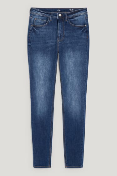 Dona - Skinny jeans - cintura alta - texà blau