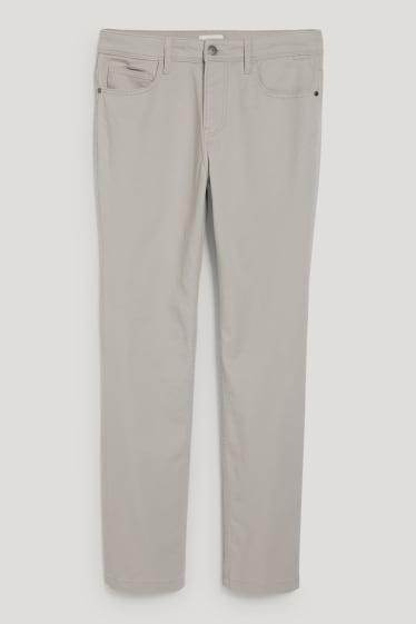Pánské - Kalhoty - Regular Fit - tmavošedá