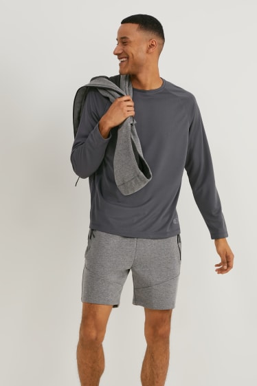 Heren - Sportshirt - 4 Way Stretch - donkergroen
