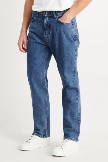 Mężczyźni - Regular jeans - materiał z recyklingu - dżins-niebieski