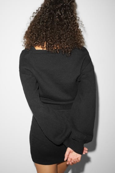 Clockhouse Girls - CLOCKHOUSE - Strickjacke - schwarz
