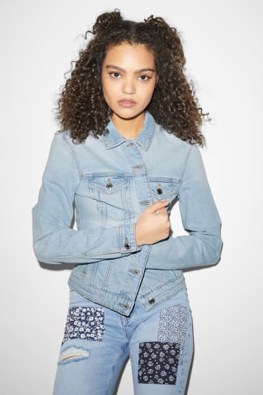 Clockhouse Girls - CLOCKHOUSE - giacca di jeans - jeans azzurro