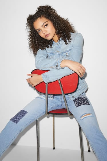 Clockhouse Girls - CLOCKHOUSE - giacca di jeans - jeans azzurro