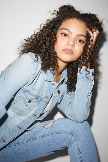 Clockhouse Girls - CLOCKHOUSE - giacca di jeans - jeans azzurro