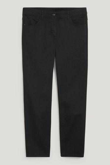 Dames - Broek - slim fit - zwart