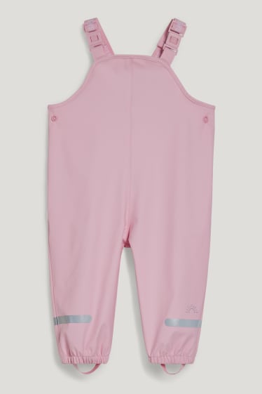 Bébé filles - Pantalon de pluie pour bébé - rose