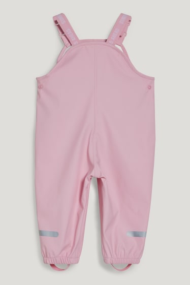 Bébé filles - Pantalon de pluie pour bébé - rose