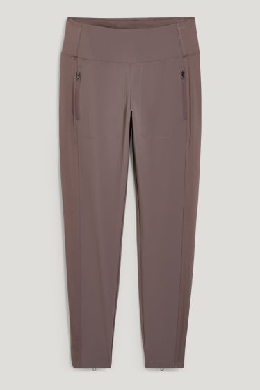 Damen - Leggings - Yoga - violett