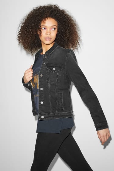 Clockhouse Girls - CLOCKHOUSE - giacca di jeans - nero