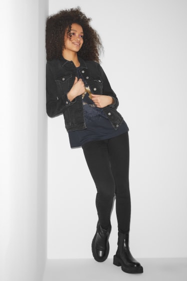 Clockhouse Girls - CLOCKHOUSE - giacca di jeans - nero