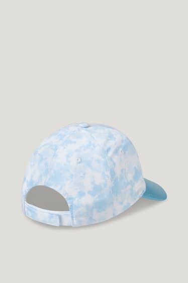 Exkluzivní online - Spirit - souprava - kšiltovka a scrunchie gumička do vlasů - 2dílná - světle modrá