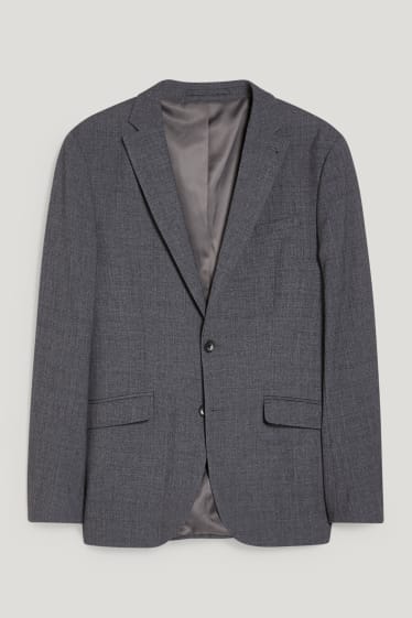 Hommes - Veste de costume - coupe slim - Flex - LYCRA® - gris foncé