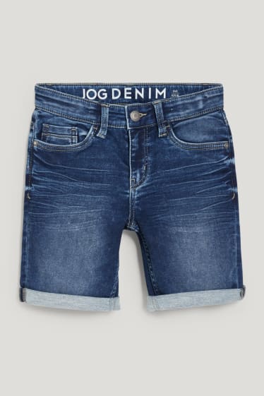 Kids Boys - Denim shorts - jog denim - denim-blue