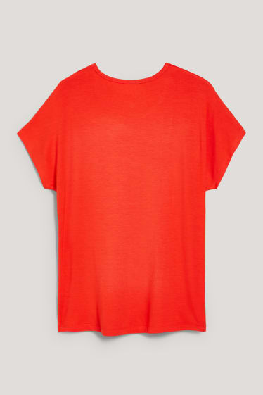 Damen - T-Shirt - rot