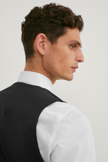 Men - Mix-and-match waistcoat - slim fit - Flex - LYCRA® - black