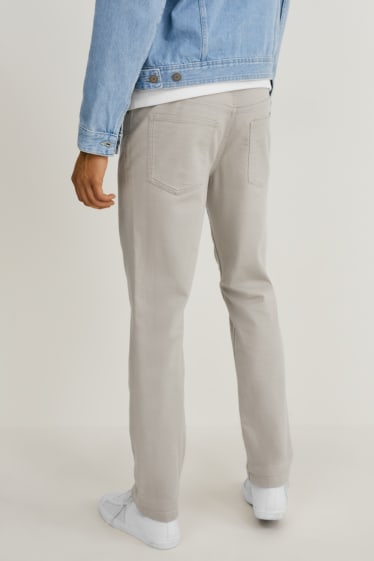 Pánské - Kalhoty - Regular Fit - tmavošedá