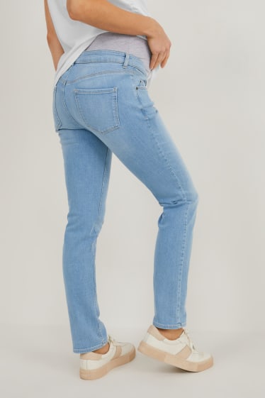 Damen - Umstandsjeans - Slim Jeans - jeans-hellblau