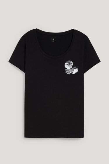 Damen - T-Shirt - schwarz