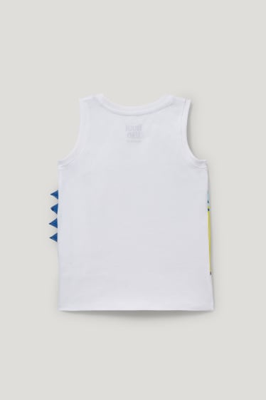 Toddler Boys - Dinosaur - top - white
