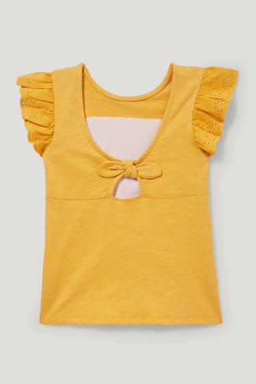 Filles - T-shirt - abricot