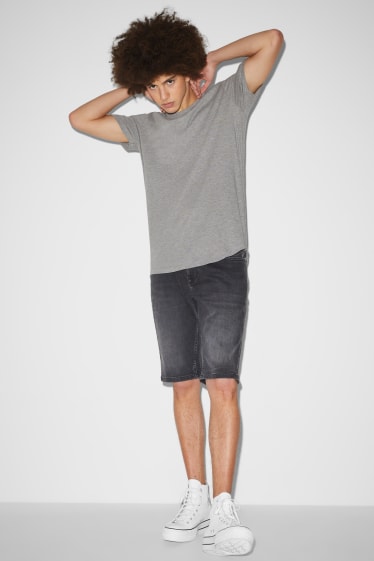 Clockhouse Boys - CLOCKHOUSE - tricou - gri melanj