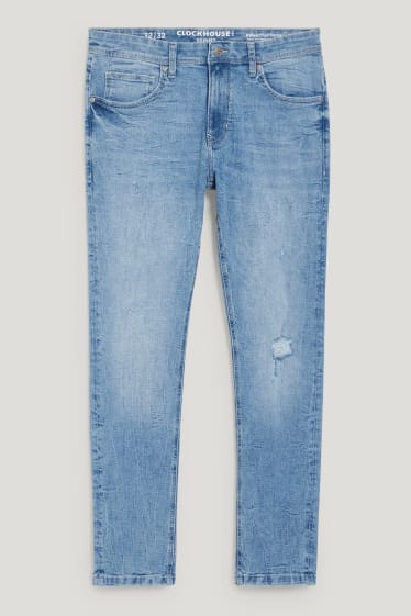 Clockhouse pro kluky - CLOCKHOUSE - skinny jeans - džíny - světle modré