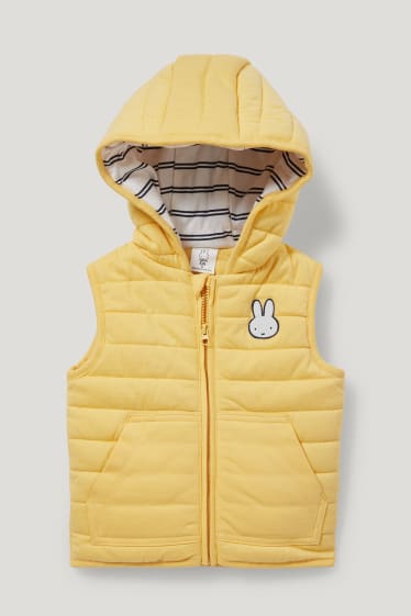 Baby Boys - Miffy - Baby-Steppweste - gelb