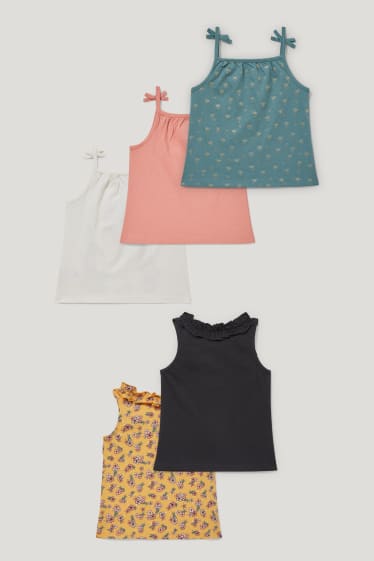 Toddler Girls - Multipack 5er - Top - cremeweiss