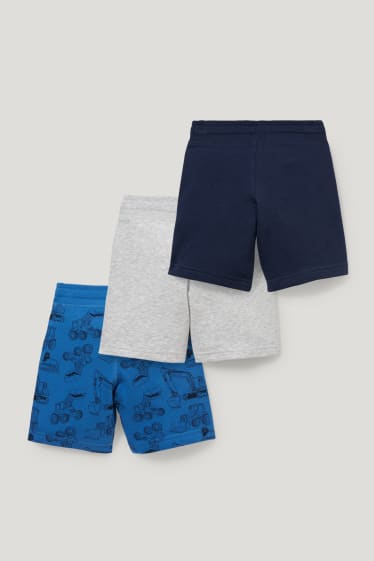 Toddler Boys - Multipack 3er - Sweatshorts - dunkelblau