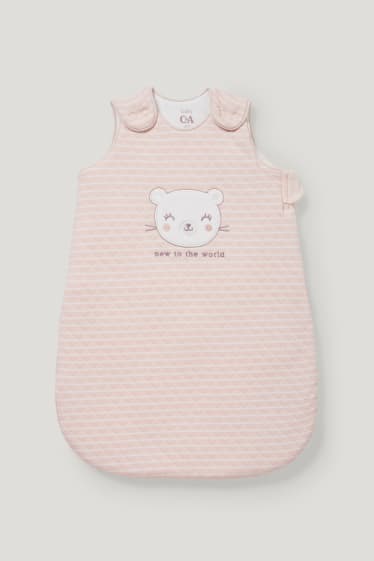 Baby Girls - Baby-slaapzak - gestreept - roze