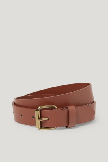 Bambini: - Cintura - similpelle - marrone