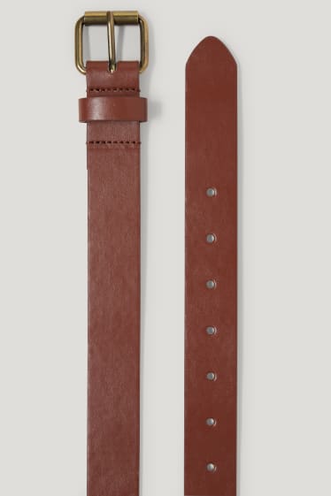 Bambini: - Cintura - similpelle - marrone