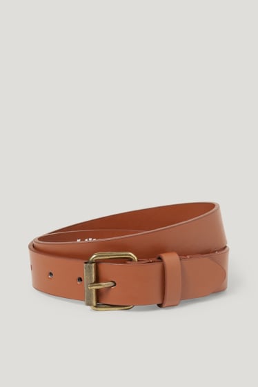 Bambini: - Cintura - similpelle - marrone