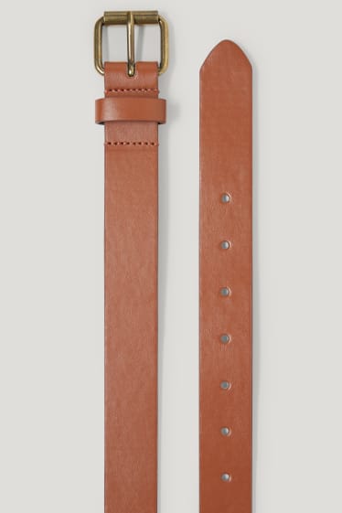 Bambini: - Cintura - similpelle - marrone