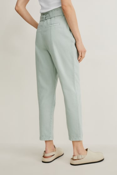 Damen - Mom Jeans - hellgrün