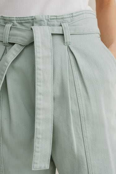 Damen - Mom Jeans - hellgrün