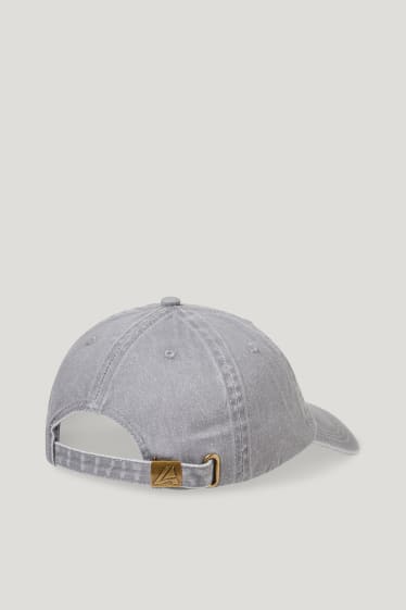 Herren - Cap - jeans-hellgrau