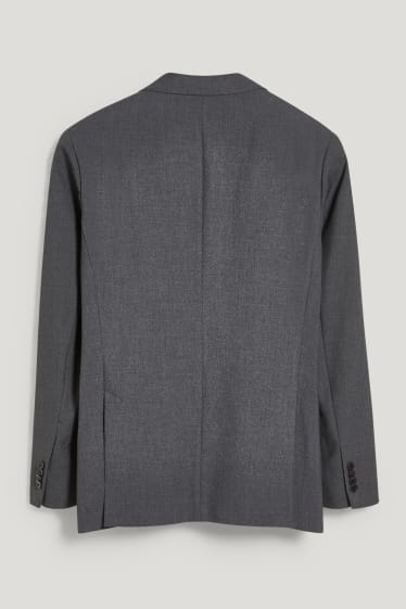 Hommes - Veste de costume - regular fit - Flex - LYCRA® - matière recyclée - gris foncé