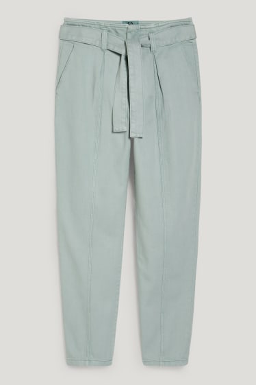 Damen - Mom Jeans - hellgrün