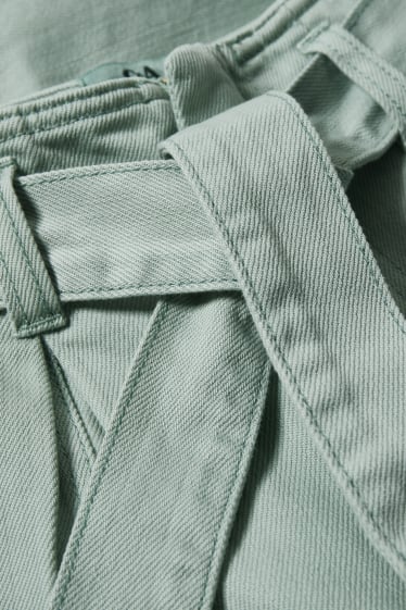 Damen - Mom Jeans - hellgrün