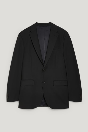 Hommes - Veste de costume - regular fit - Flex - LYCRA® - noir