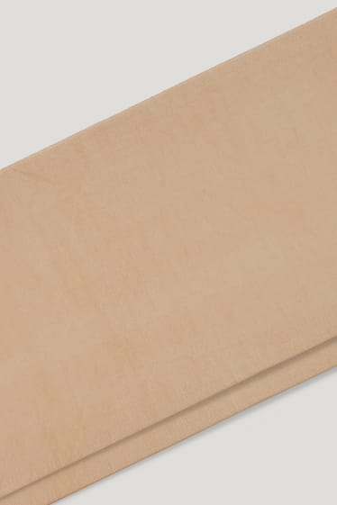 Damen - Multipack 2er - Feinstrumpfhose - 15 DEN - bronze