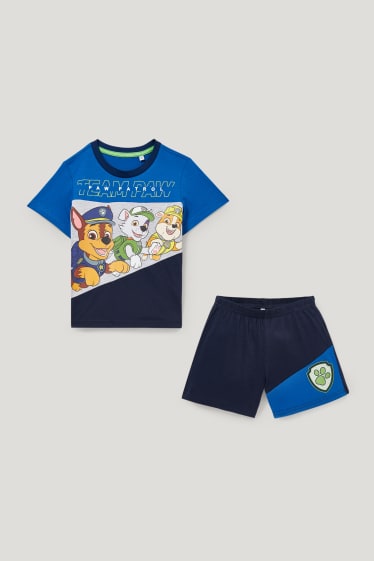 Toddler Boys - Patrula cățelușilor - pijama scurtă - 2 piese - albastru închis